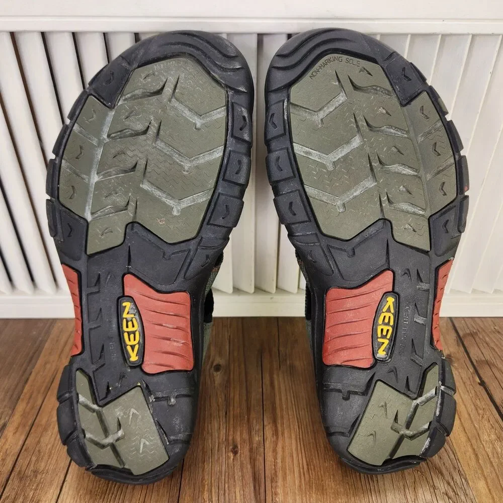 Keen Newport H2 Sport Sandals Mens Size 13 Green Waterproof Hiking Outdoor Shoes
